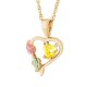 Heart with Multiple Stone Options & All Birthstones - by Landstrom's